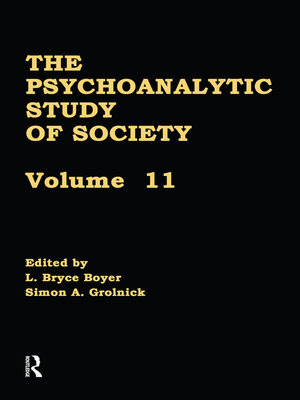 cover image of The Psychoanalytic Study of Society, V. 11